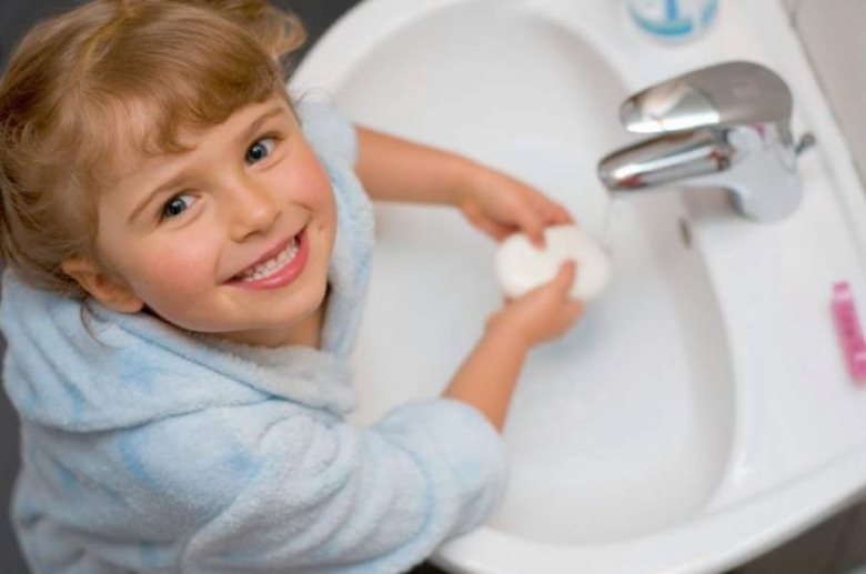Обязательное мытье рук перед едой